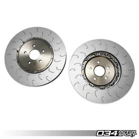 034Motorsport 2-Piece Floating Front Brake Discs 375mm Upgrade for Golf MK8 R & Audi S3 8Y (Copy)