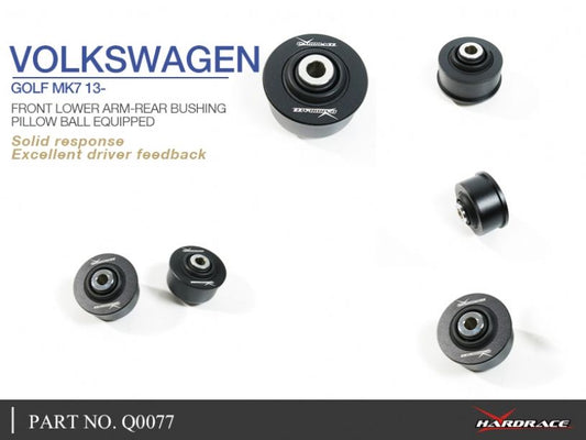 Hardrace Front Lower Arm-Rear Bushing (Pillow Ball) - 2Pcs/Set - VW Golf MK7 | MK8