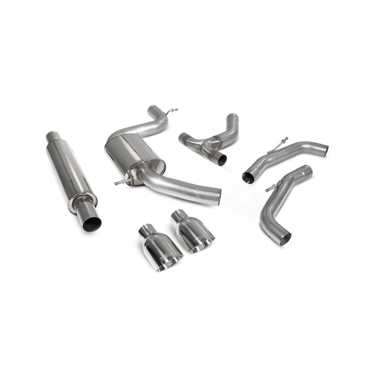 Scorpion GPF-back Exhaust System - Golf Mk8 GTI and Golf Mk8.5 GTI