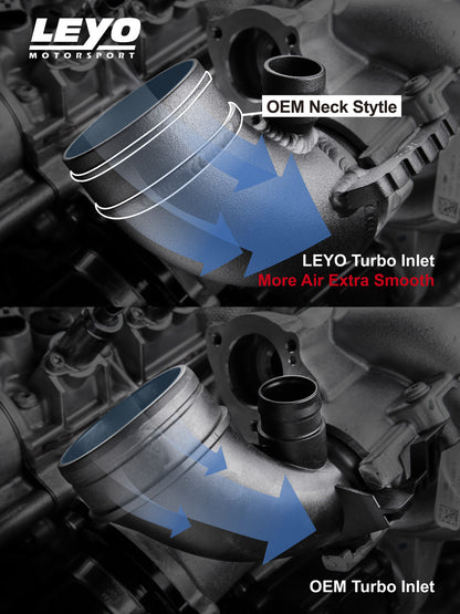 Leyo Motorsport Hi-Flow Turbo Inlet Elbow- EA888 Gen3