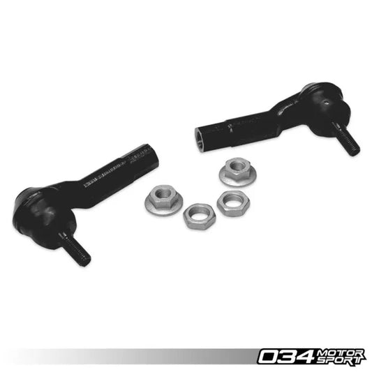 034 Motorsport - Extended Tie Rod End Kit, Audi & Volkswagen MQB, and MQB Evo
