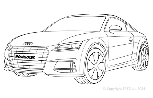 Powerflex - TT 8S & TTRS 8S (2014 on) (Black Series)