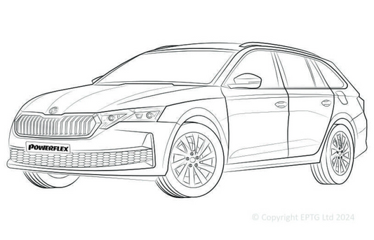 Powerflex - Octavia MK4 NX 4WD (Black Series)