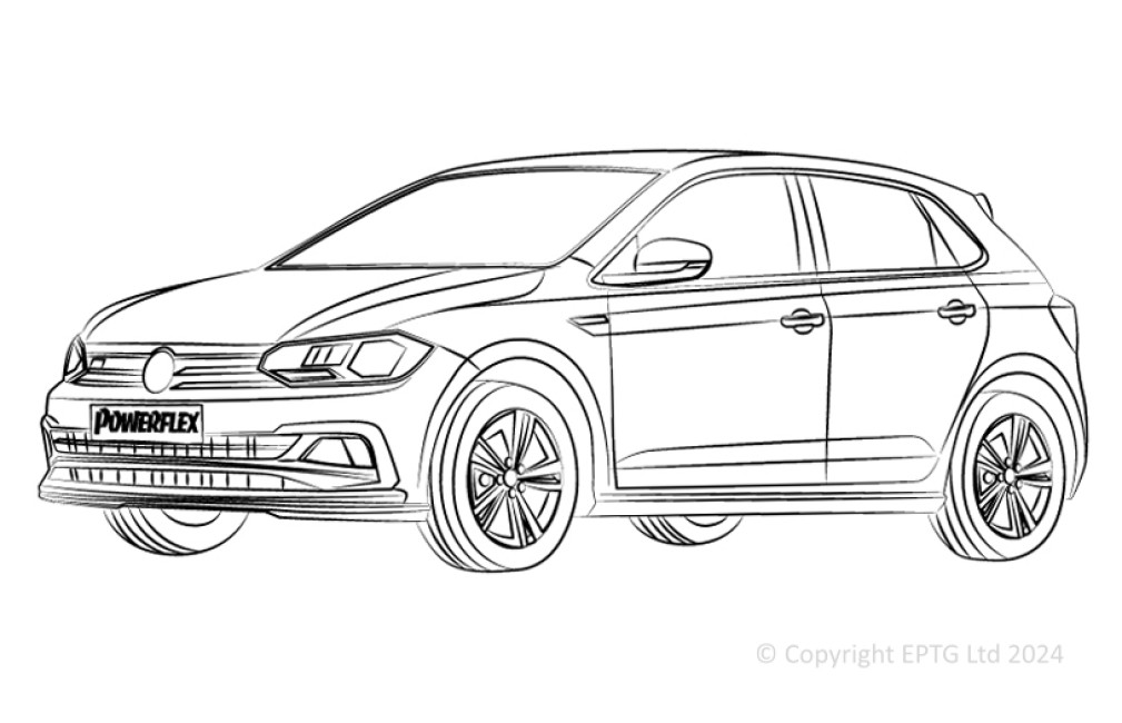 Powerflex - Polo GTI AW MK6 (2018 - ) (Road Series)