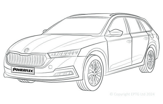 Powerflex - Octavia MK3 5E 150PS plus Multi-link (Black Series)