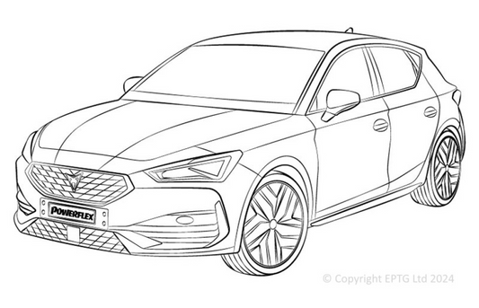 Powerflex - Cupra Leon MK4 KL Multilink (Black Series)