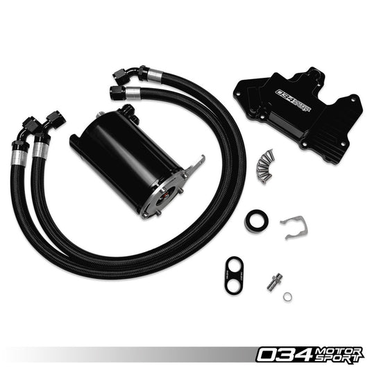 034Motorsport Stage 2 Billet Catch Can Kit, MQB FWD